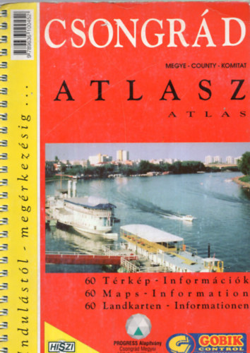 Csongr�d megye telep�l�seinek atlasza - 60 telep�l�s r�szletes t�rk�pe