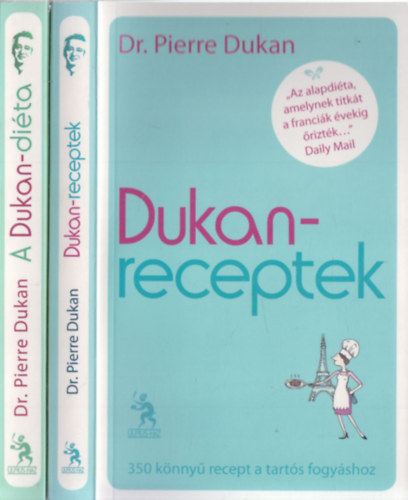 Dr. Pierre Dukan - 2db ditskny (Dr. Pierre Dukan) - Dukan-receptek + A Dukan-dita