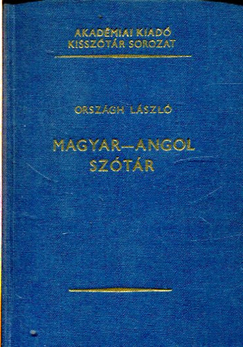 Orszgh Lszl - Magyar-Angol sztr (kissztr sorozat)