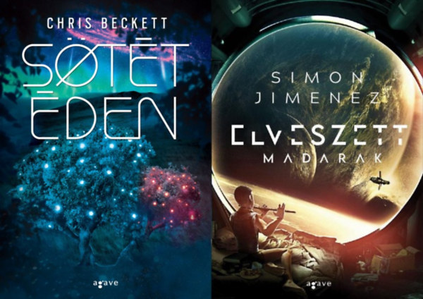 Simon Jimenez Chris Beckett - 2 db  sci-fi reg�ny: S�t�t �den + Elveszett madarak
