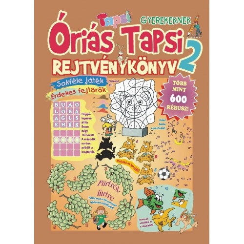 Óriás Tapsi rejtvénykönyv 2. gyerekeknek