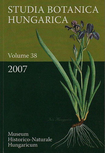 Studia Botanica Hungarica Voluma 38. (2007)