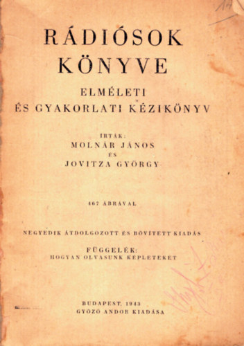 Molnr-Jovitza - Rdisok knyve