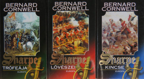 Bernard Cornwell - Sharpe-sorozat 3 ktet (Sharpe lvszei, Sharpe trfeja, Sharpe kincse)