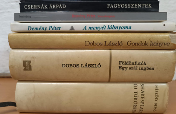 Mészöly Dezső, Demény Péter, Csernák Árpád Dobos László - Magyar kortárs könyvcsomag