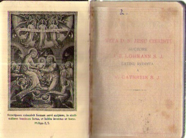 J.B. Lohmann S. J. - Vita D.N. Jesu Christi
