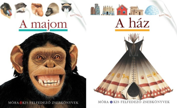 Jame's Prunier Claude Delafosse Donald Grant (Összeáll.) - 2 db a Kis felfedező zsebkönyvek (Varázslapok) sorozatból: A ház + A majom