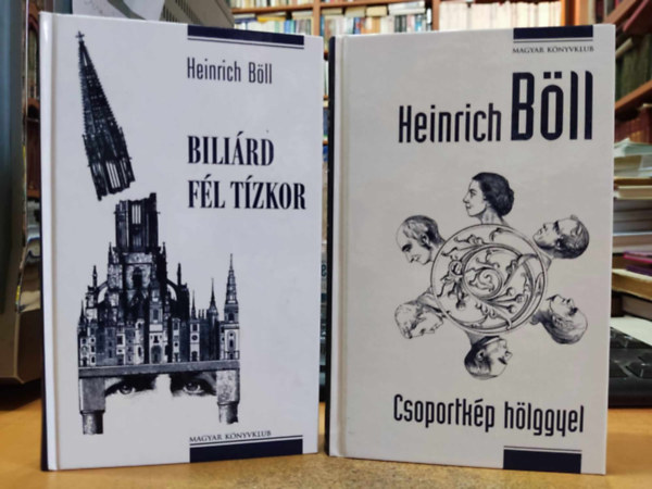 Heinrich B�ll - 2 db B�ll: Bili�rd f�l t�zkor + Csoportk�p h�lggyel