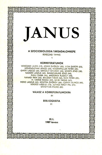 Janus (III.1., 1987 tavasz)