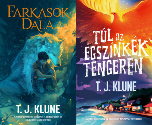 2 db Klune regny: Tl az gsznkk tengeren + Farkasok dala