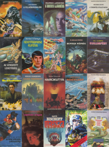 Cyril Michael Kornbluth, Frederik Pohl, Walter M. Miller, Alan Dean Foster, K. W. Jeter, Hank Jeff, Csernai Zolt�n, Harry Harrison, Michael Moorcock, Jeremy Taylor, Kuczka P�ter, Ha C. M. Kornbluth - 20 db sci-fi a Galaktika Fantasztikus K�nyvek sorozatb�l: Dr. Gladi�tor + Hozs�nna n�ked, Leibowitz! + Alien 2 - A bolyg� neve: Hal�l + Isten veled, l�that�r + Az �tkozott lehet�s�g + Massza + Tollask�gy� utols� visszat�r�se + A tech