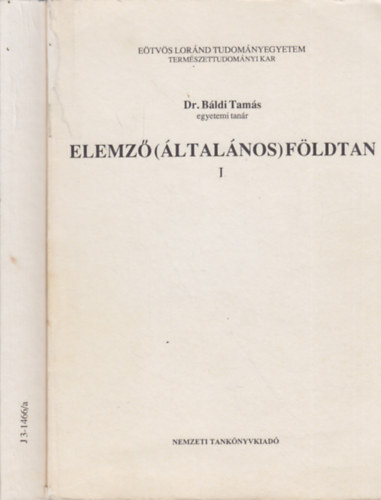 Dr. Bldi Tams - Elemz (ltalnos) fldtan I-II.