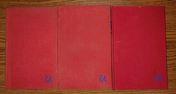 Raffy �d�m Otto Zarek - 3 k�tet / 2 m� a R�zsav�lgyi �s T�rsa korabeli kiad�s�ban: A l�lekl�t�,  Egy n�p  szerelme