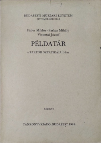 Pldatr a tartk sztatikja I - hez