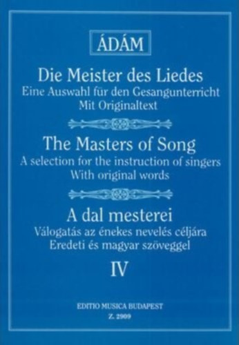 A dal mesterei IV.