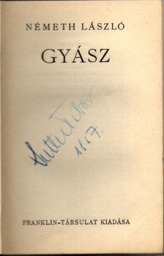 N�meth L�szl� - Gy�sz