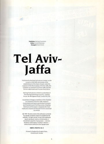 Summers-Sherman-Eyres - Tel-Aviv Jaffa