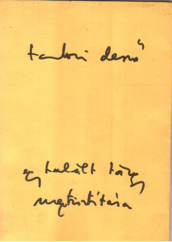 Tandori Dezs� - Egy tal�lt t�rgy megtiszt�t�sa