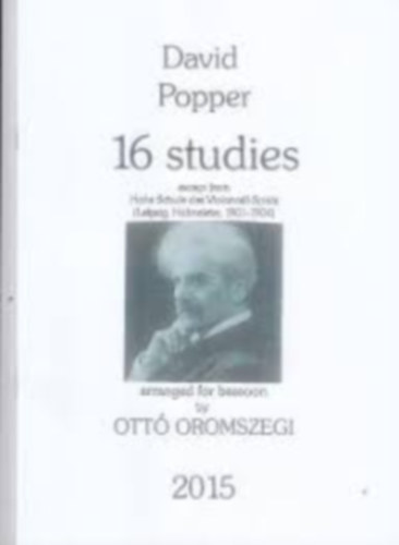 Oromszegi Ottó - 16 Studies arranged for bassoon