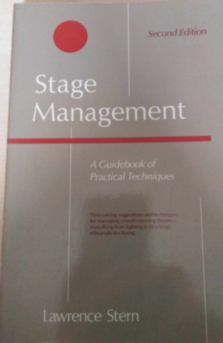 Lawrence Stern - Stage Management - A Guidebook of Practical Techniques