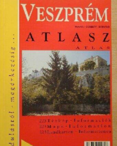 Veszprm megye atlasz  218 telepls rszletes trkpe   1:20.000