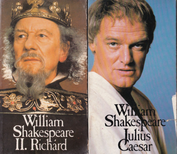 William Shakespeare - 4 db William Shakespeare: II. Richard, Julius Caesar, VI. Henrik III. Antonius s Kleoptra