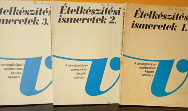 Galla János - Ételkészítési ismeretek 1.-3.