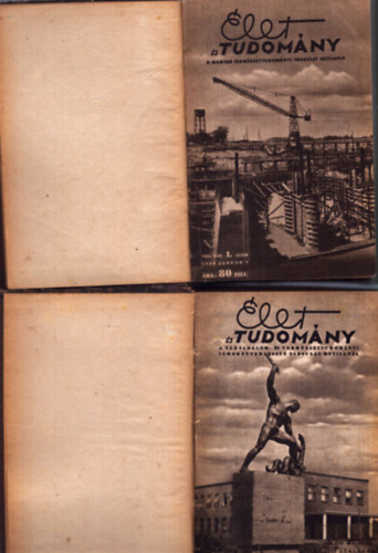 Csrs Zoltn  (fszerk.) - let s Tudomny 1953. VIII. vfolyam (teljes, kt ktetben)