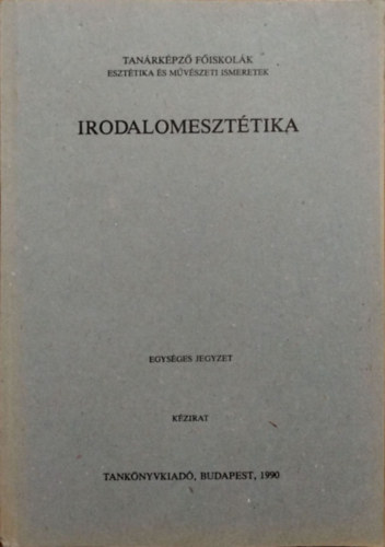 Földényi László-Poszler György - Irodalomesztétika