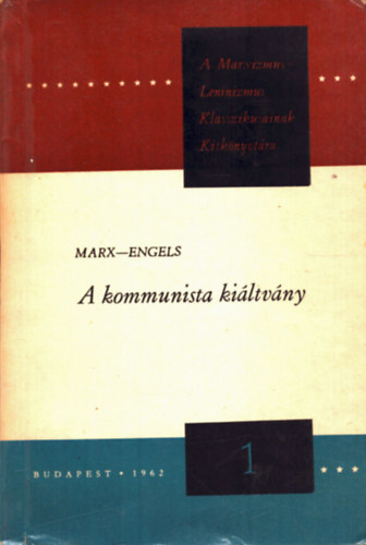 Marx-Engels - A kommunista ki�ltv�ny