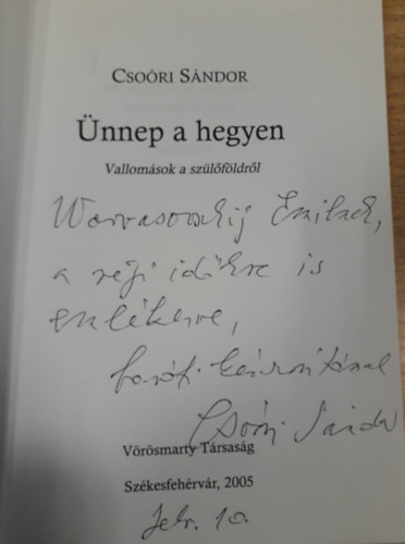 Cso�ri S�ndor - �nnep a hegyen