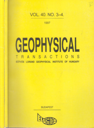 Hegybr Zsuzsanna  (szerk.) - Geophysical Transactions Vol. 40./1-4. (2 ktetben)