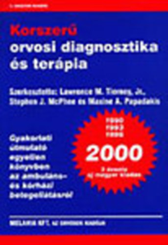 Korszer orvosi diagnosztika s terpia 2000.