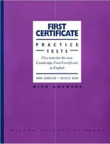 First Certificate Practice Test/with Answers/