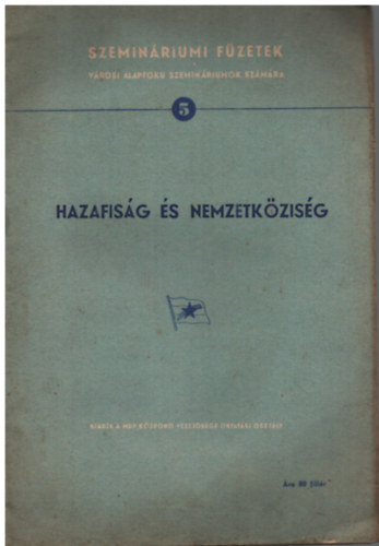 Hazafis�g �s nemzetk�zis�g