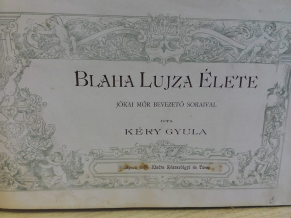 Kry Gyula - Blaha Lujza lete
