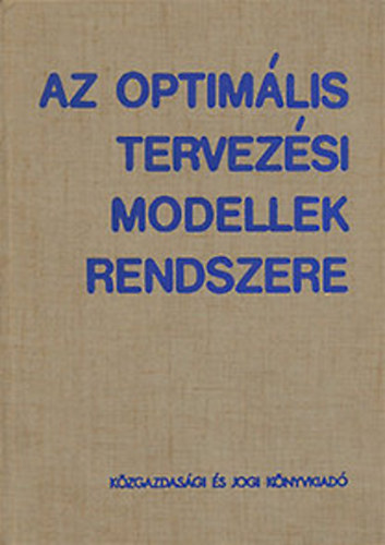 N. P. Fedorenko - Az optimlis tervezsi modellek rendszere