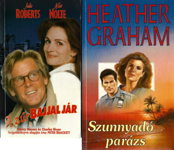 2 db knyv, Julia Roberts - Nick Nolte: A zr bajjal jr. Heather Graham: Szunnyad parzs