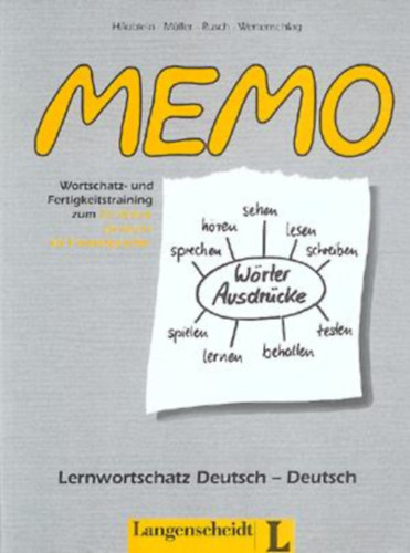 MEMO LERNWORTSCHATZ DEUTSCH - DEUTSCH