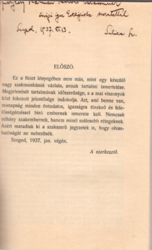 Dr. Sulica Szilárd - A magyar irodalom és művelődés hatása a román irodalom és művelődés fejlődésére (dedikált)