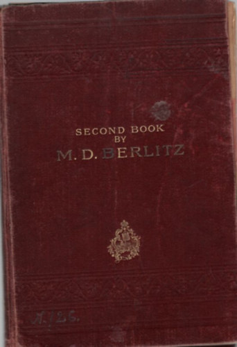 M. D. Berlitz - Second book for teaching modern languages english part for adults