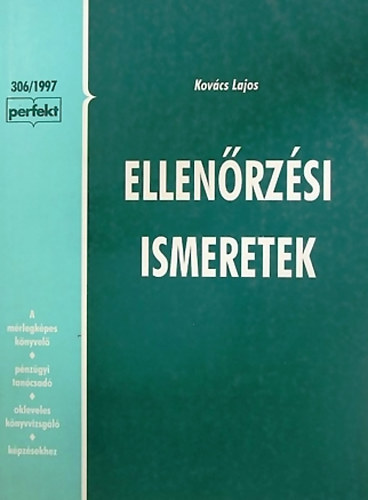 Kov�cs Lajos - Ellen�rz�si ismeretek
