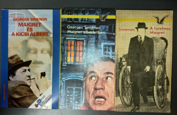 Georges Simenon - Maigret �s a kicsi alb�rlet + Maigret alb�rletben + Maigret a t�relmes (3 k�tet)
