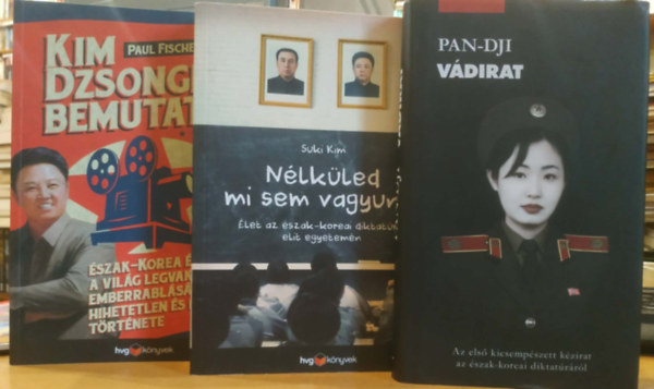 Suki Kim, Pan-dji Paul Fischer - 3 db Kim Dzsongil bemutatja: Észak-Korea és a világ legvakmerőbb emberrablásának hihetetlen és igaz története + Nélküled mi sem vagyunk + Vádirat