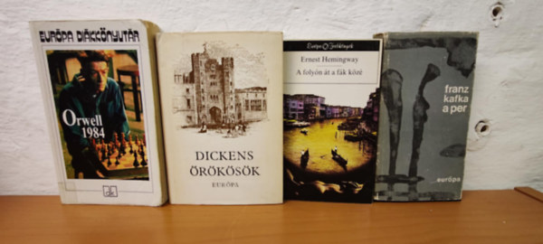 George Orwell, Charles Dickens, Ernest Hemingway Franz Kafka - Vilgirodalmi klasszikus knyvcsomag