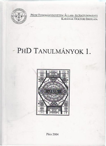 dr. Ádám Antal - PHD tanulmányok 1.