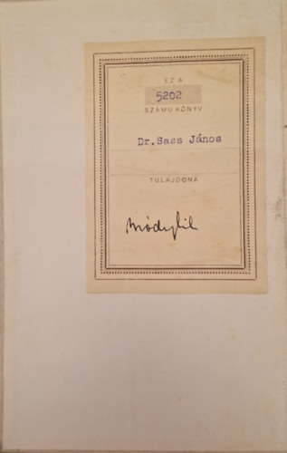 Bródy Lili - A Manci - számozott , aláírt , ex libris