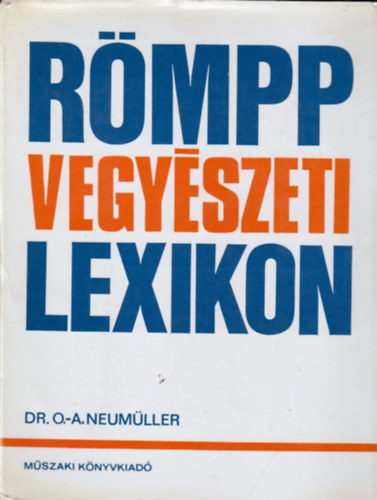 Otto-Albrecht Neumller - Rmpp Vegyszeti lexikon 2. F-K