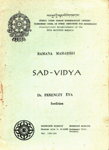 Sri Ramana Maharshi - Sad-Vidya