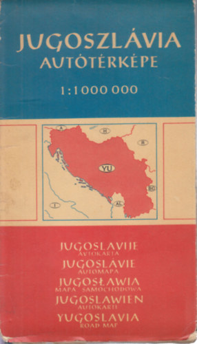 Jugoszlvia auttrkpe 1:1000000
